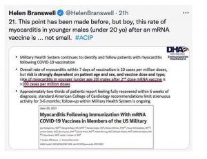 Tweet de Helen Branswell