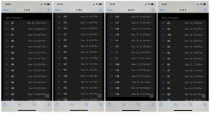 Données de la montre Apple