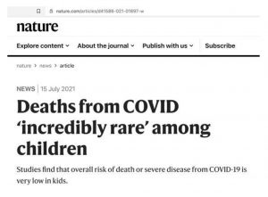 Muertes por Covid en niños
