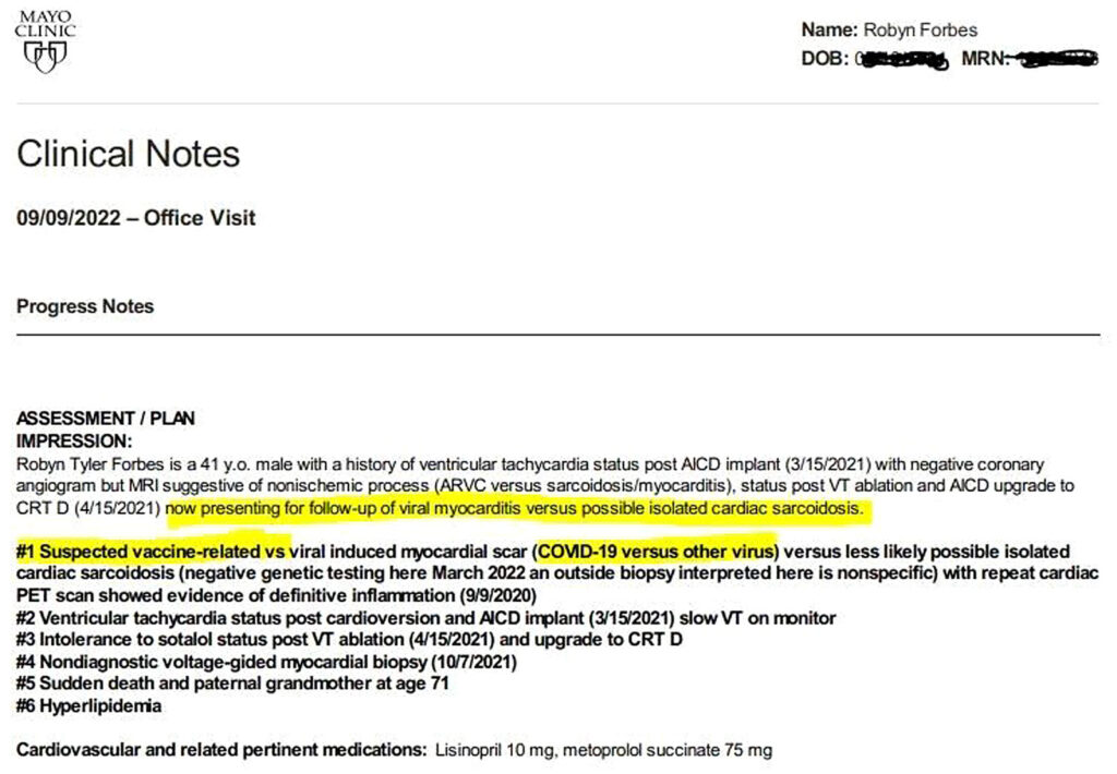 note cliniche robyn forbes