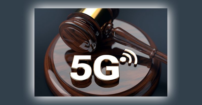 Gavel with 5G