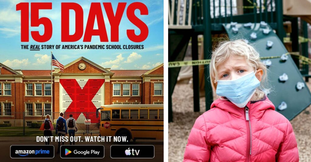 15 days cover image and girl wearing mask