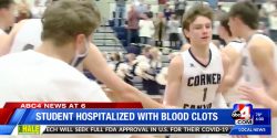 A Utah teen remains hospitalized with three blood clots in and near his brain.