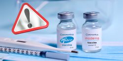 The FDA added a warning to patient and provider fact sheets for Pfizer and Moderna COVID vaccines.