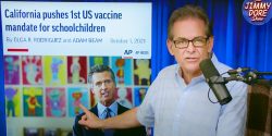 Jimmy Dore and investigative journalist Max Blumenthal discussed the issue of COVID vaccine mandates for children.