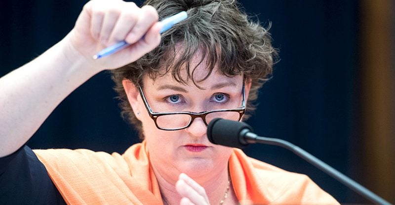 The wonderful Rep. Katie Porter provides a signal moment in congressional history.