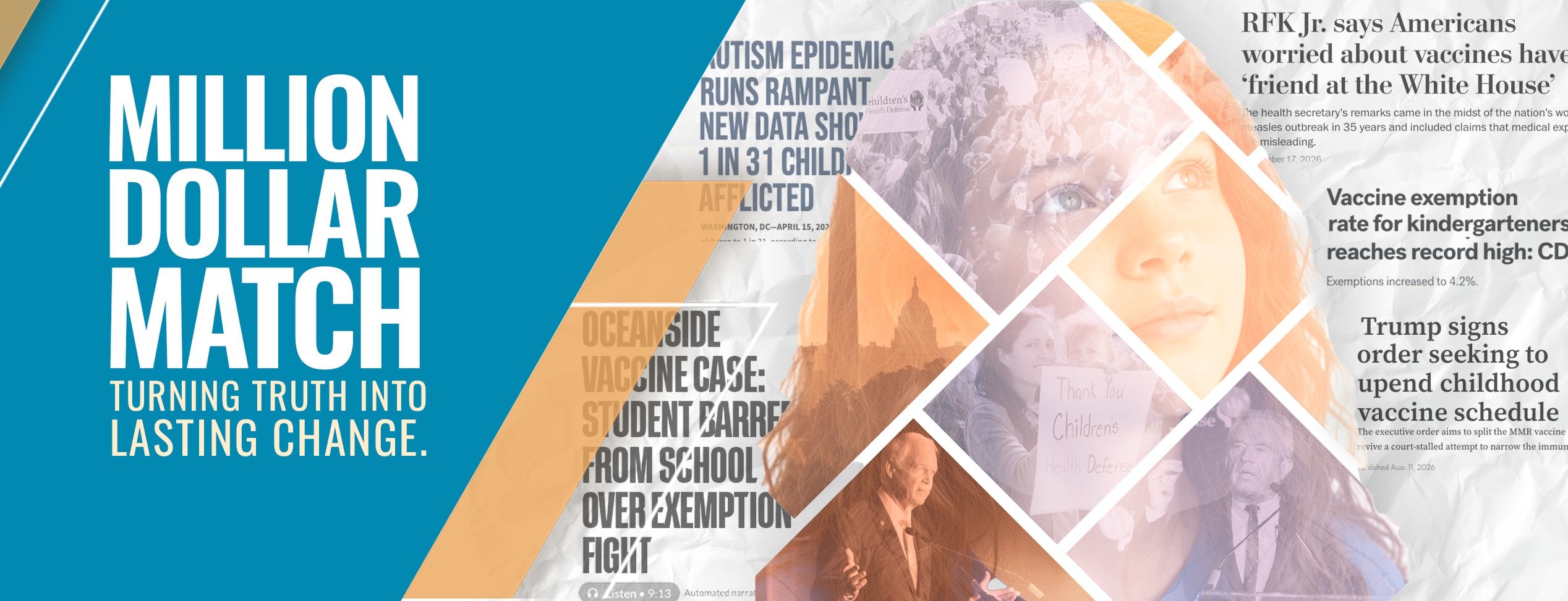 MILLION DOLLAR MATCH: TURNING TRUTH INTO LASTING CHANGE.