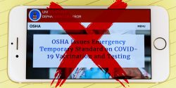 The Biden administration is withdrawing its COVID vaccine-or-test mandate for large employers, the U.S. Department of Labor announced today.