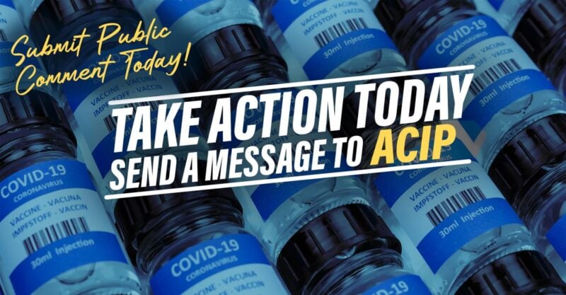 Take Action Today - Send a Message to ACIP