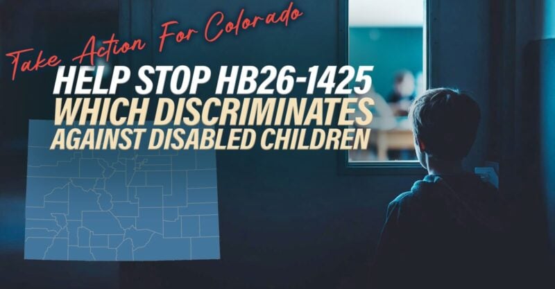 promo image for Colorado HB26-1425 action alert
