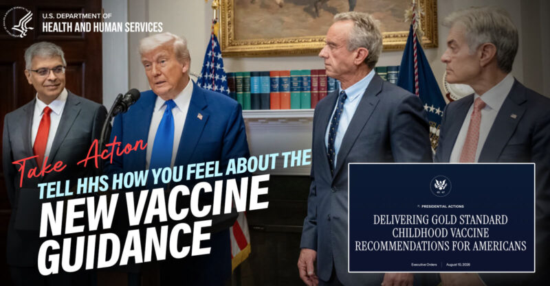 image of Donald Trump, Robert F. Kennedy Jr., Dr. Mehmet Oz, and Jay Battacharya