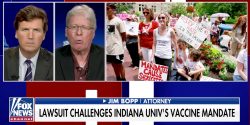 Fox News commentator Tucker Carlson interviewed First Amendment attorney Jim Bopp.