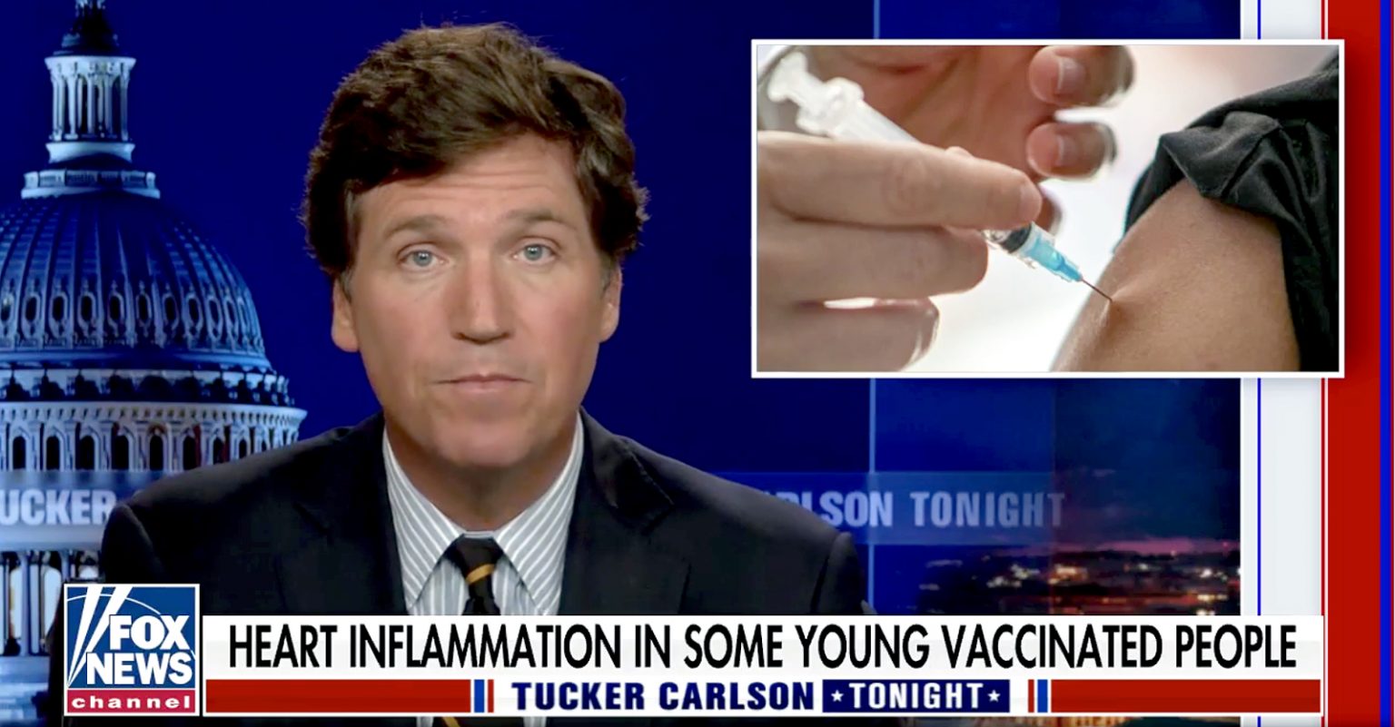 Tucker Carlson Healthy Young People More Likely To Be Harmed By 