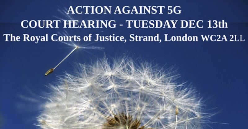 Action against 5G court hearing in London