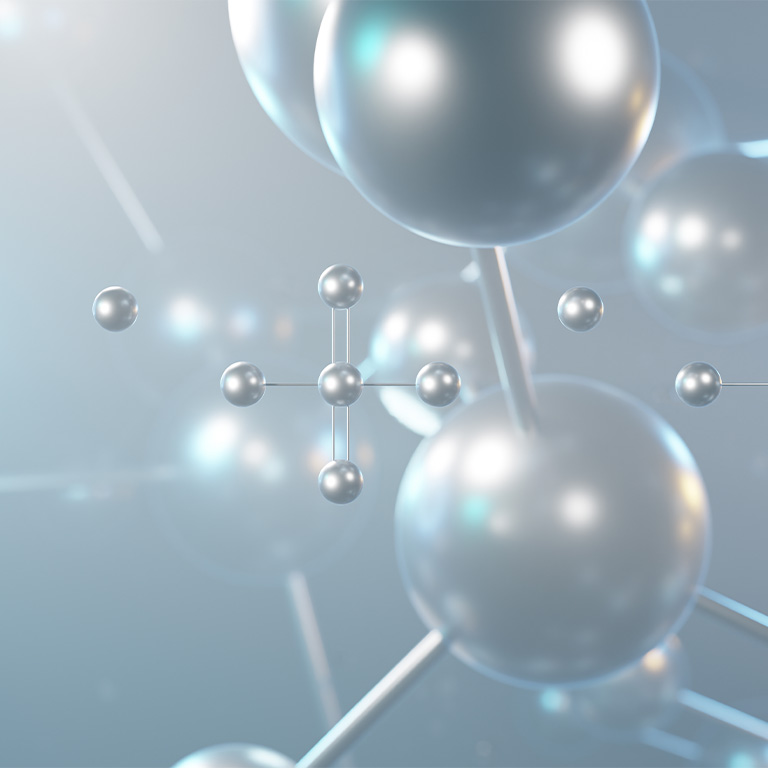 aluminium sulfate molecular structure, 3d model molecule