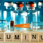 vaccine bottles and word "aluminum"