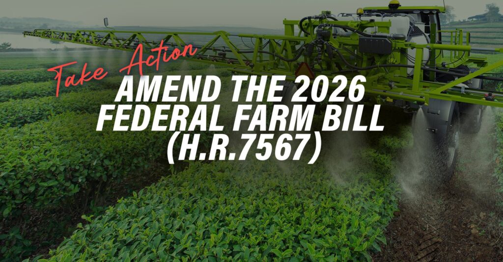 Amend the 2026 Federal Farm Bill (HR 7567)