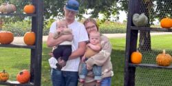 andrea shaw with husband and twins