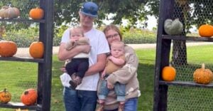 andrea shaw with husband and twins