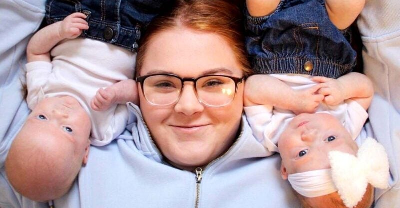 andrea shaw with twins