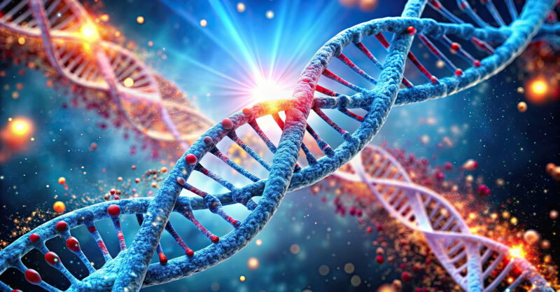 Genetic material impairment and oxidative stress causing reduction in telomere length, Genetic material