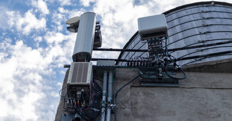 Antenna on Building