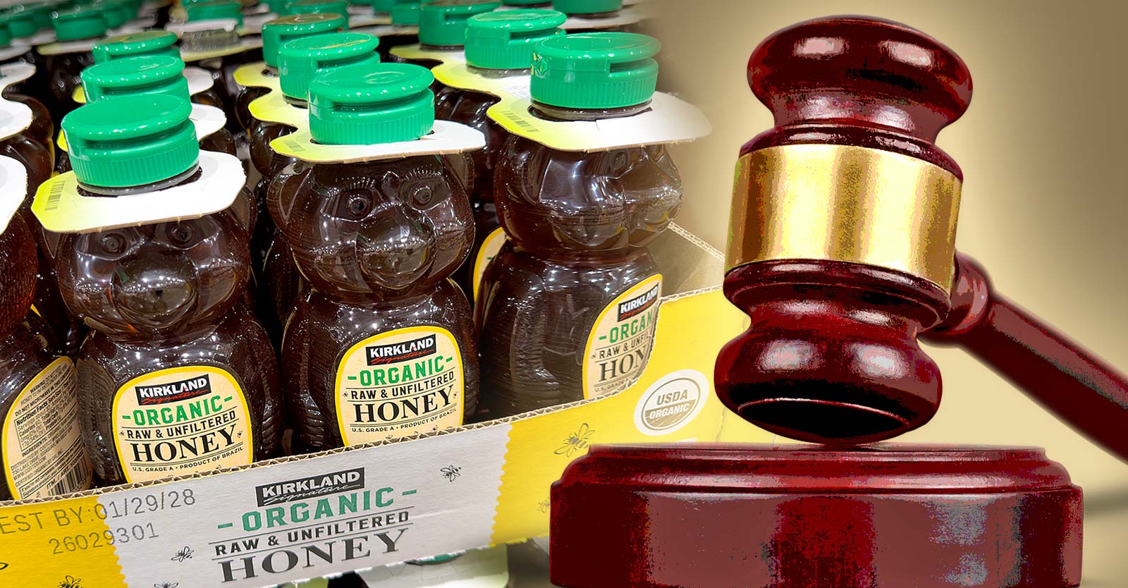 kirkland organic honey and gavel