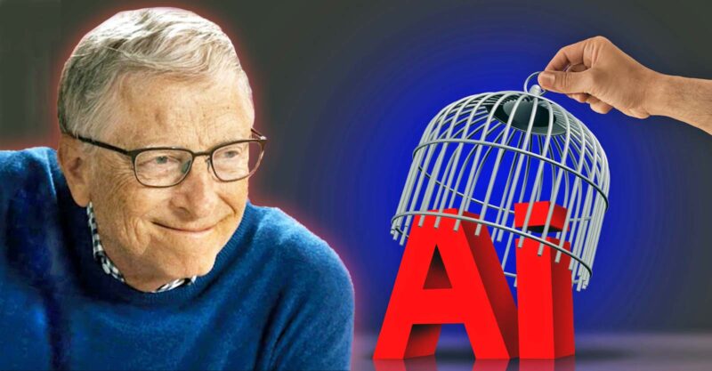bill gates and AI caged