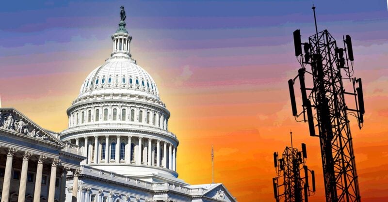 Capitol Building and cell tower
