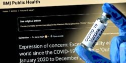 bmj screenshot and covid vaccine