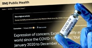 bmj screenshot and covid vaccine