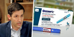 calley means on left and ozempic package on right