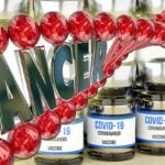 covid vaccine and word "cancer"