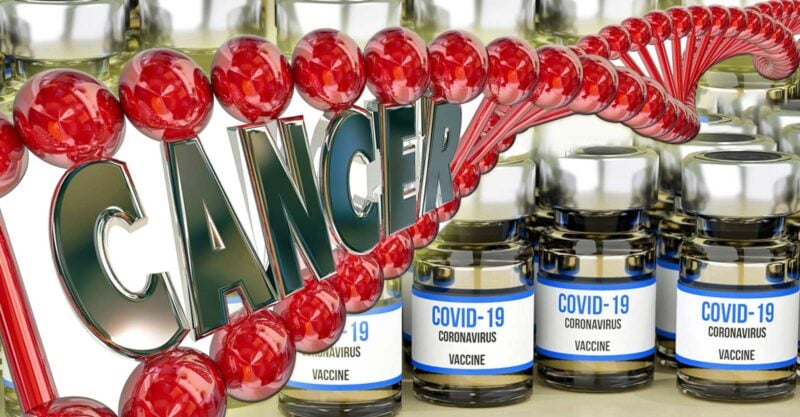 covid vaccine and word "cancer"