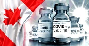 covid vaccine and canada flag