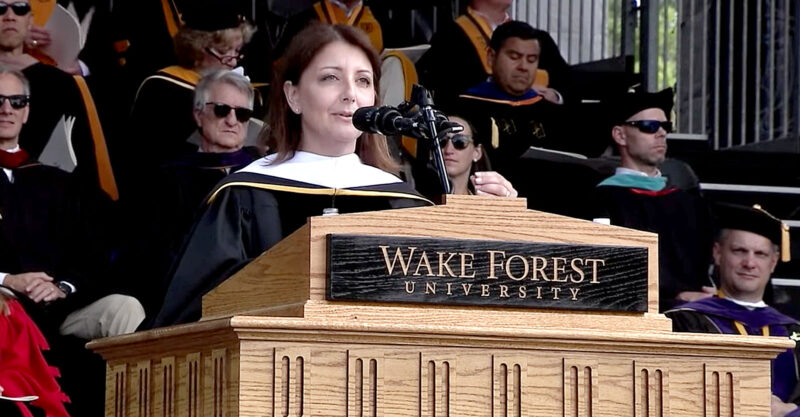mandy cohen wake forest university speech