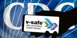 cdc logo and v-safe logo