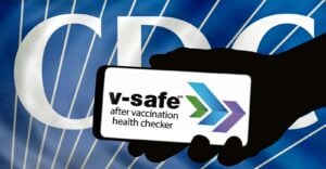 cdc logo and v-safe logo