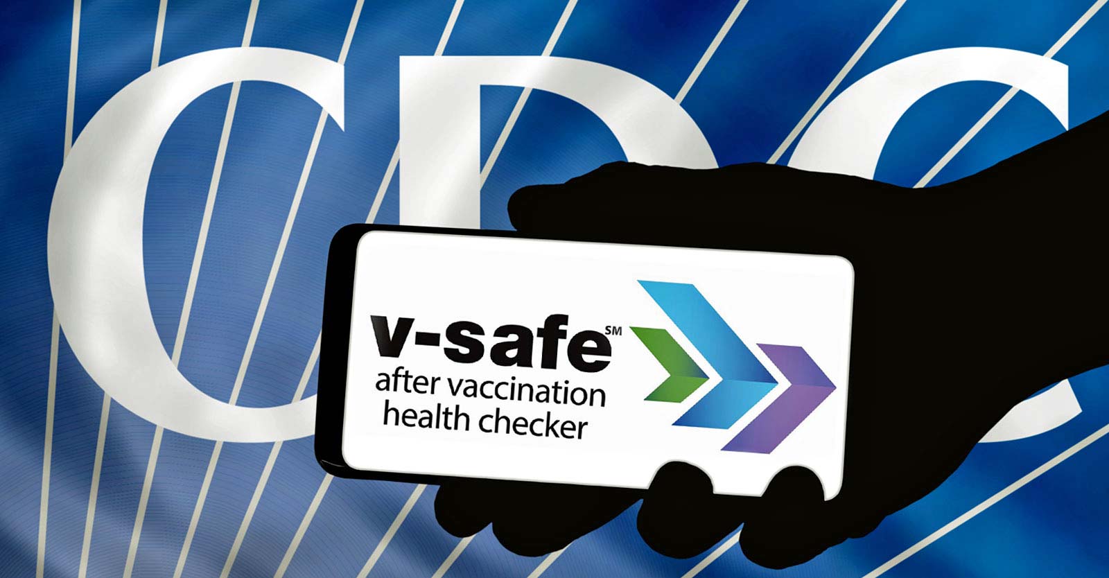 cdc logo and v-safe logo