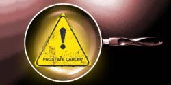 nonstick cookware and words "prostate cancer"