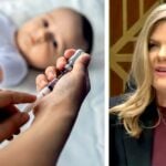 baby getting vaccine and heidi overton