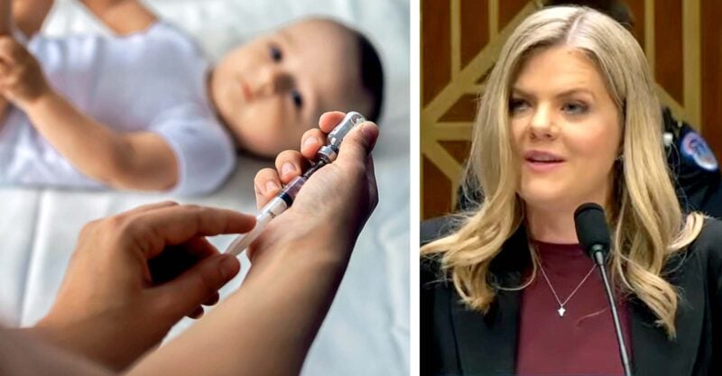 baby getting vaccine and heidi overton