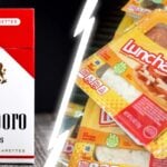 marlboro cigarettes and lunchables