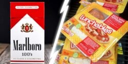 marlboro cigarettes and lunchables