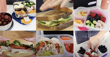 Collage of food