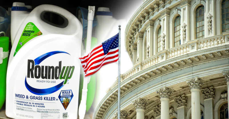 roundup bottle and the u.s. capitol building