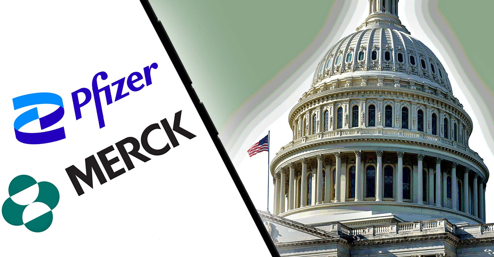 congress and pfizer and merck logos