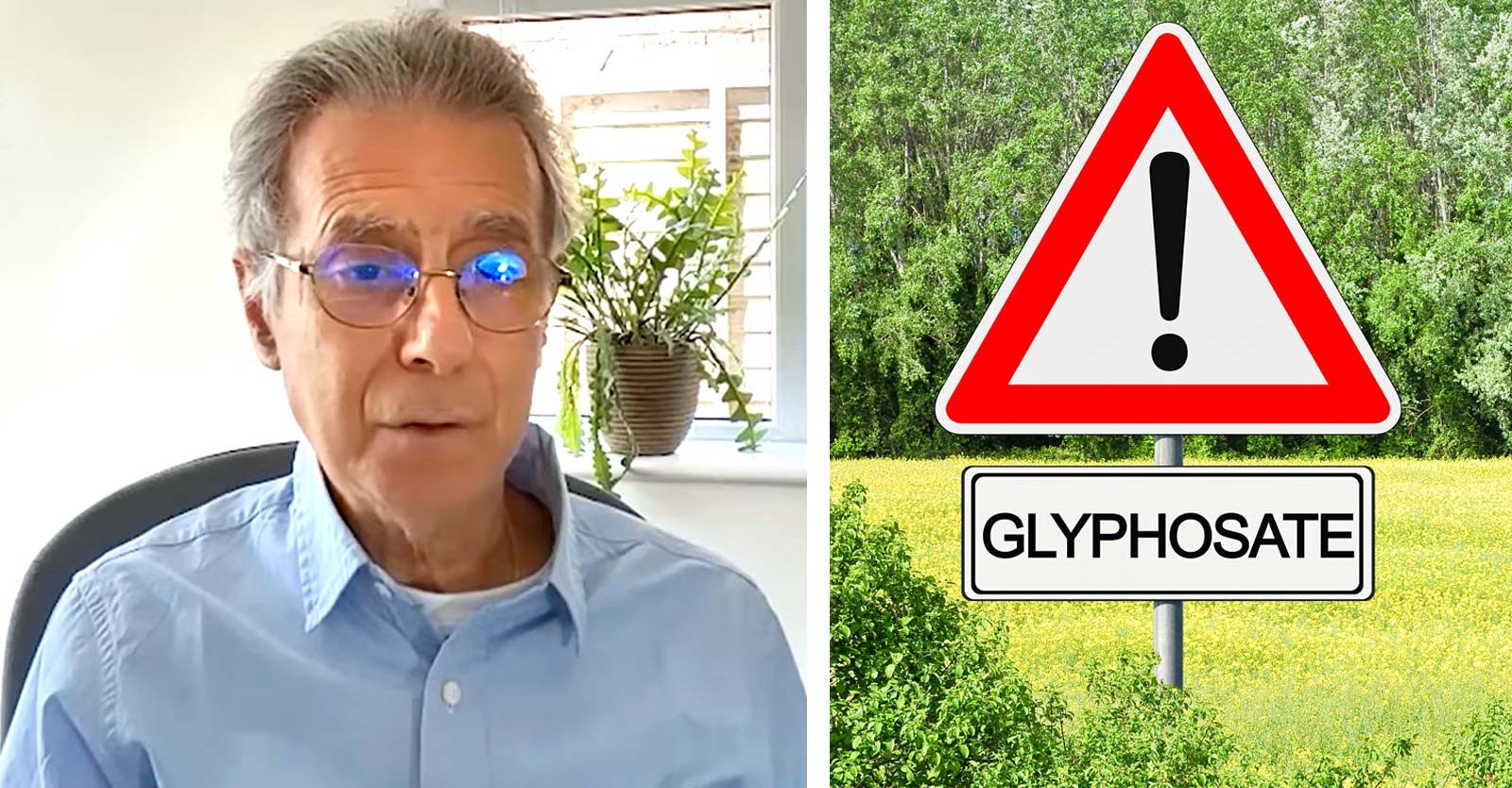 michael antoniou and glyphosate sign