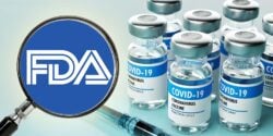 covid vaccines and fda logo