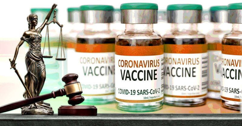 covid vaccines and gavel